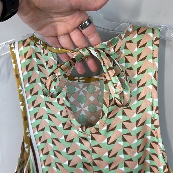 House of Harlow 1960 Geometric Print Midi Dress Size M - Picture 11 of 16